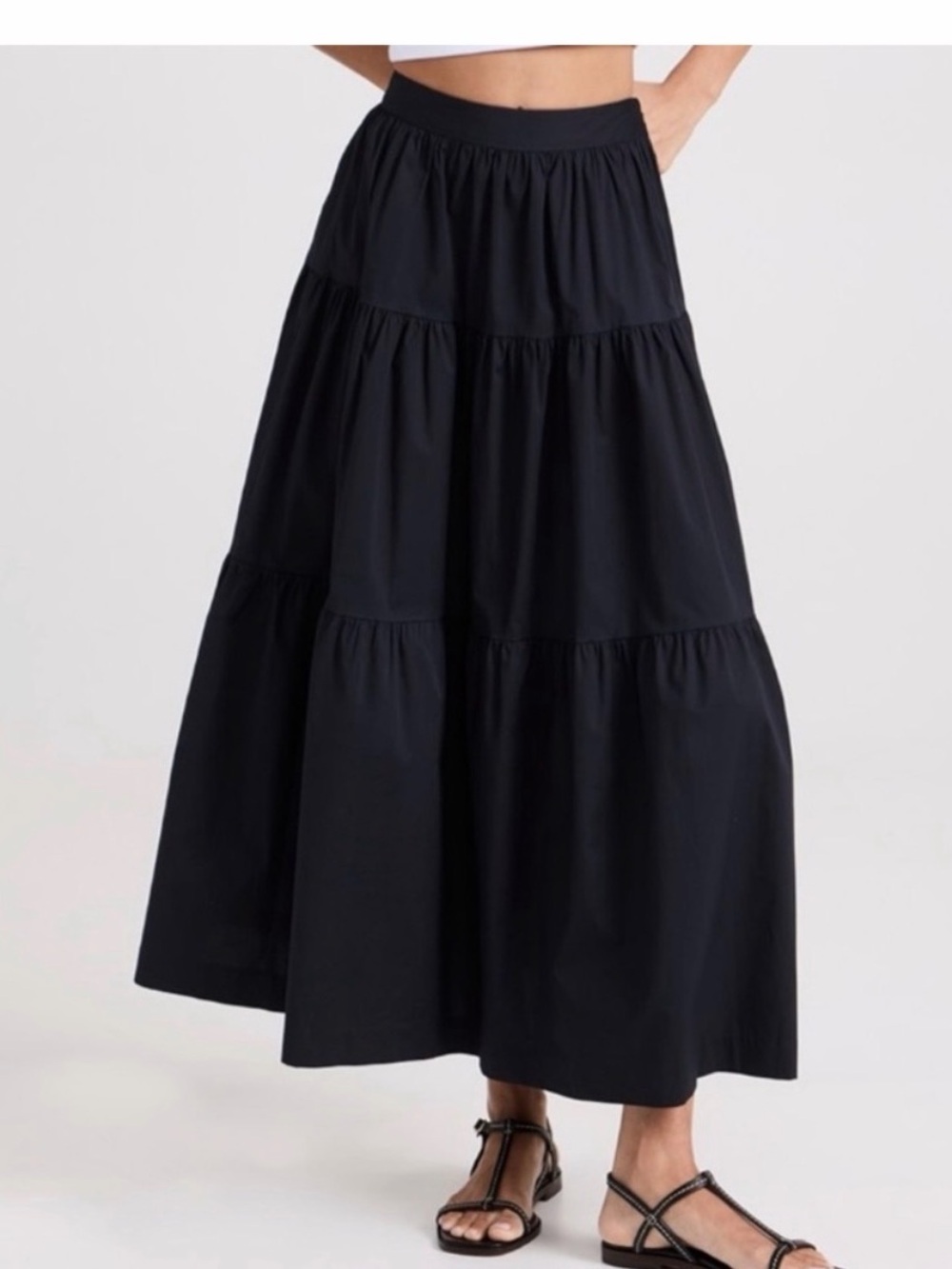 STAUD Black Sea Skirt